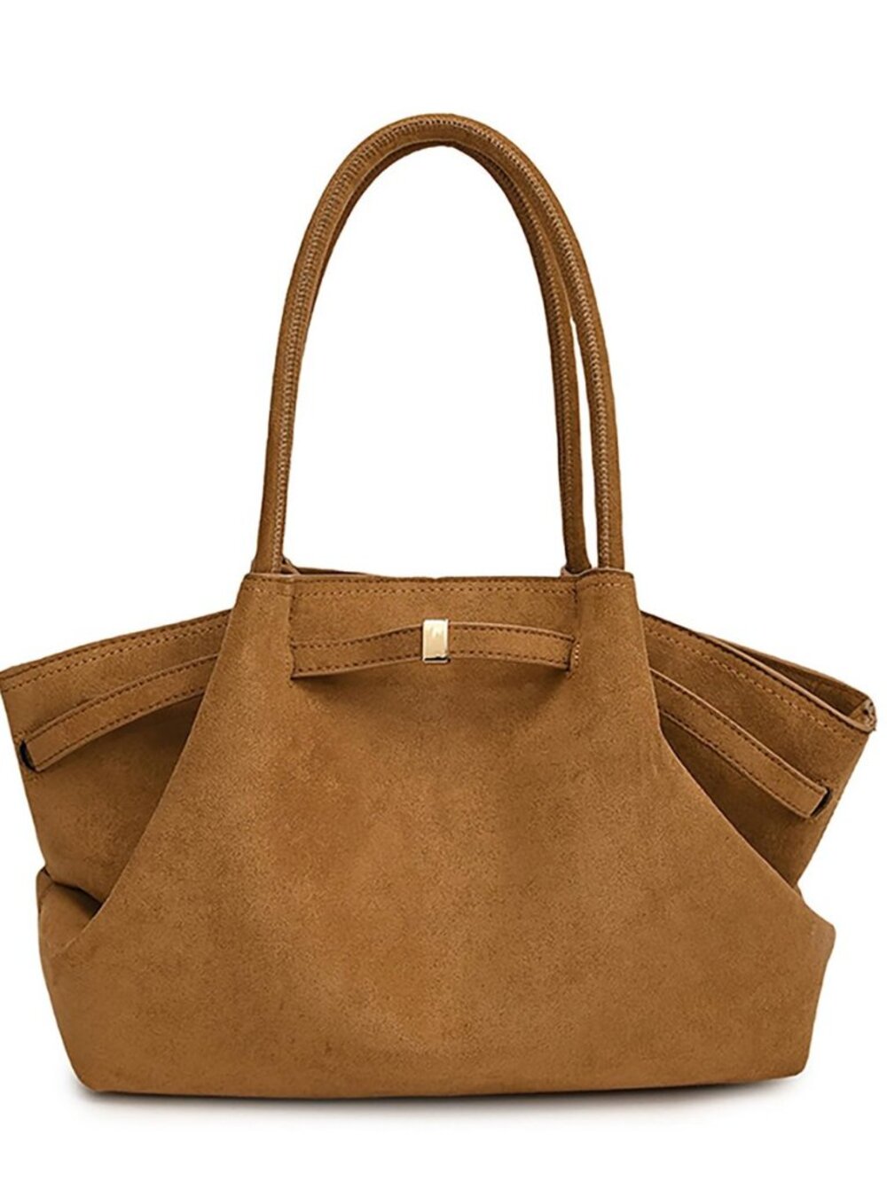 Faux Suede Tote Bag for Women, Hobo Handbag Women Vintage Shoulder Bag Purse for